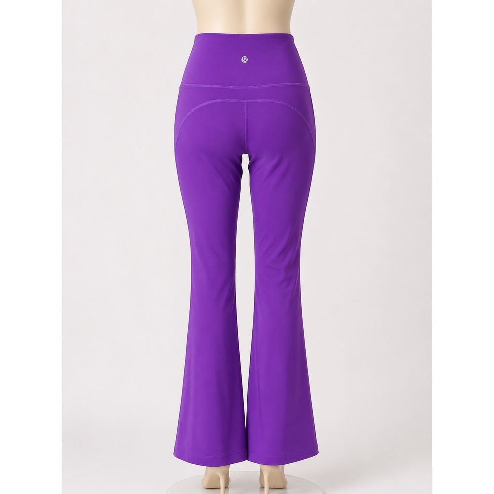 Lululemon Groove Super High Rise Flared Pant Atomic Purple Size 6 Leggings